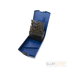 Perfect Tool HSS-Co Spiraalborencassette 1-10mm 0,5mm oplopend 19 delig