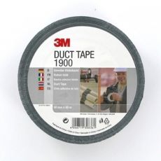 3M Economy Duct tape 1900 zwart 50mm x 50m x 0,15mm