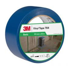 3M Vinyl tape algemeen gebruik 764 blauw 50mm x 33m x 0,125mm