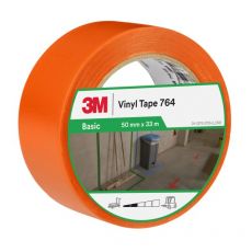 3M Vinyl tape algemeen gebruik 764 oranje 50mm x 33m x 0,125mm