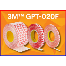 3M Dubbelzijdige tape GPT-020F transparant diverse breedtes