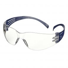 3M SecureFit 100 veiligheidsbril blauw montuur krasbestendig en condenswerend heldere lens