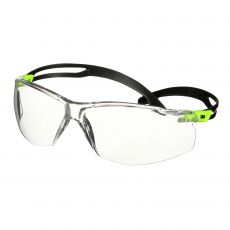 3M SecureFit 500 veiligheidsbril groen/helder met Scotchgard condenswerende en krasbestendige coating