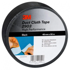 3M Scotch Duct Cloth tape 2903 zwart 48mm x 50m x 0,15mm