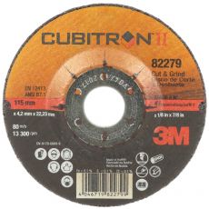 3M Cubitron II Cut and Grind  T27, 180 mm x 4.2 mm x 22.23mm  DATUMDEAL