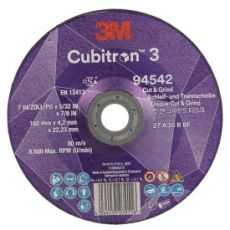 3M Cubitron 3 Cut & Grind 230 x 4.2 x 22.23mm T27