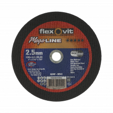 Flexovit Mega-Line Inox A24V doorslijpschijf 230 x 2,5 x 22,23