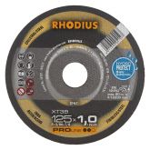 Rhodius XT38 doorslijpschijf 125 x 1,0 mm