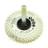 3M Scotch-Brite Radial Bristle borstel op stift BB-ZS, Type C, 50 x 6 mm P120, wit