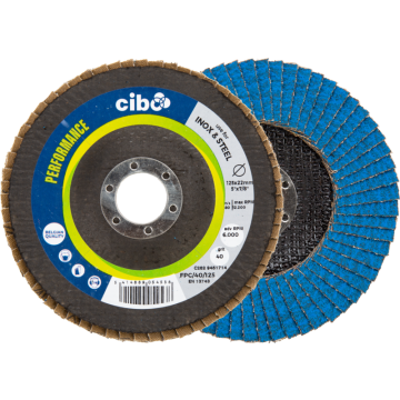 Cibo Performance lamellenschijf 125 x 22 mm K40 conisch